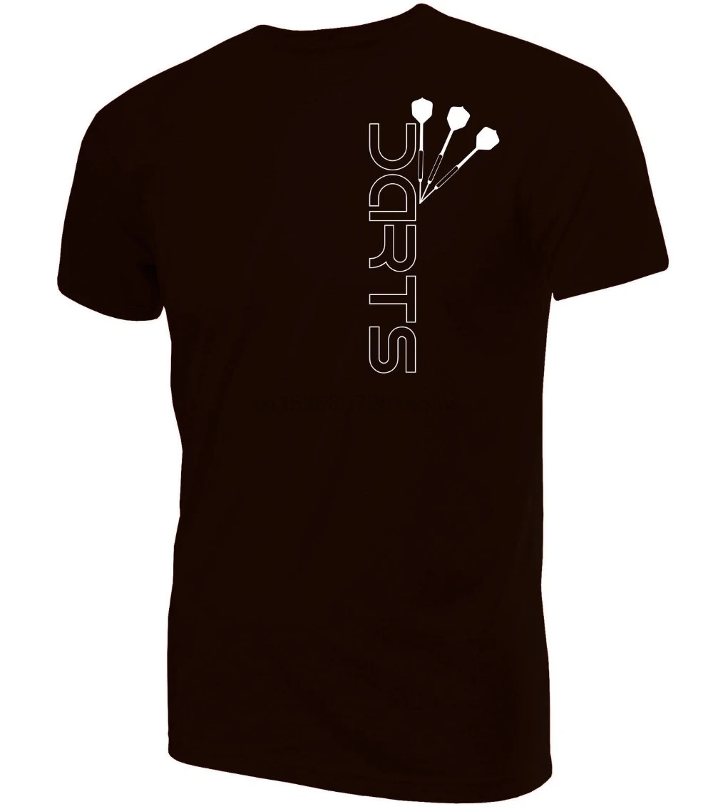 Новинка 2019 модная футболка с принтом дартс и логотипом подарок на день рождения