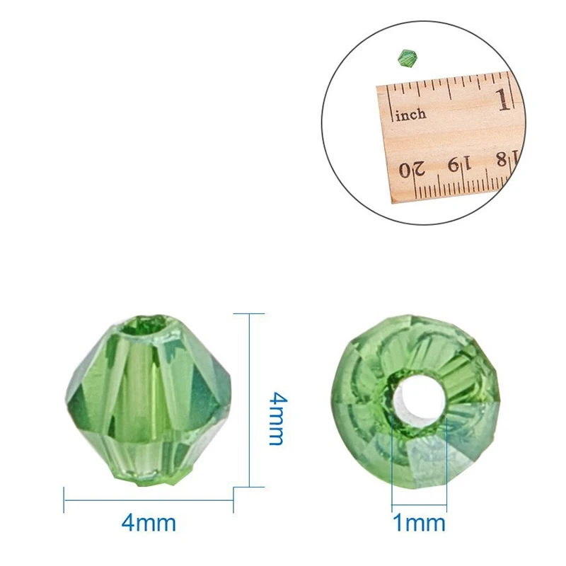 Двойные конусные Хрустальные стеклянные бусины используемые для изготовления