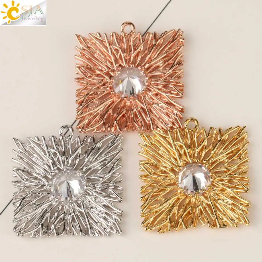 Аксессуары для ювелирных изделий CSJA изготовление фурнитуры металлические