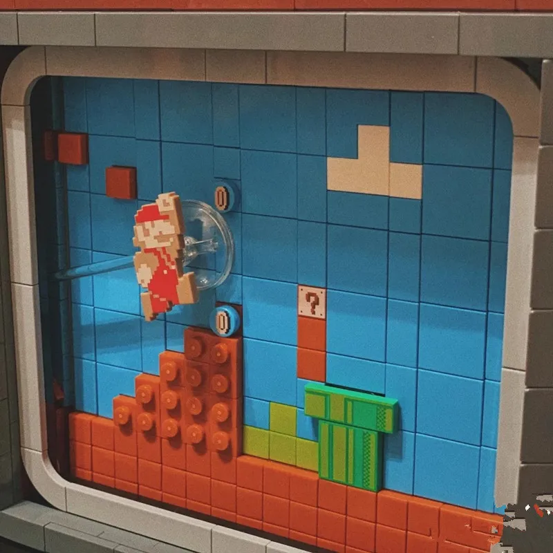 

Newest Available 71374Brick Toy Set Super Mari O NES Entertainment System Game Kids Idea Building Blocks Toys
