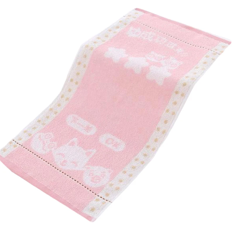 

New Children Washcloth Baby Feeding Face Towels Hand Cute Cartoon Wipe Wash Cloth Cotton Hand Towel Baby Boy Girl Towel