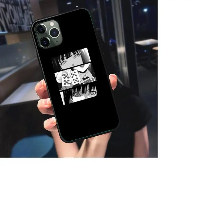 

Japanese Anime Kakegurui Jabami Yumeko Phone Case For iphone 7 8 plus x xr xs 11 12 mini pro max black soft nax fundas cover