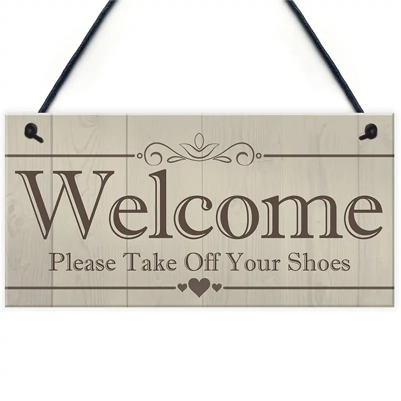 

New Wooden Vintage Signs Decor DIY Crafts Pendant Home Door And Window Bar Cafe Decoration Family Wooden Farm House Decor Sign