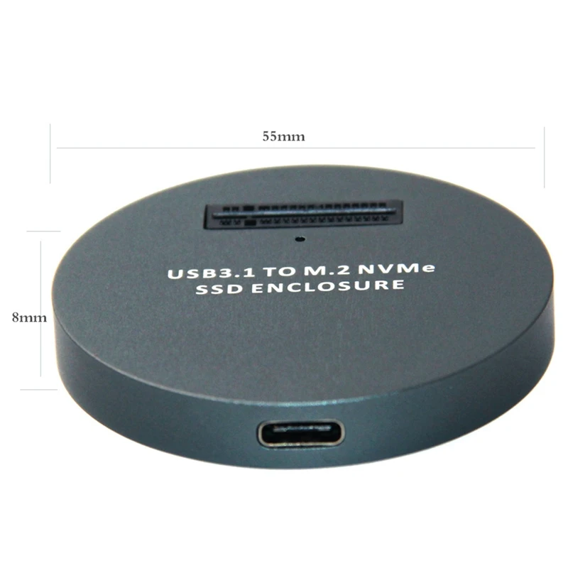 

M.2 SSD Case USB3.1 Type C to PCI-E SSD M.2 NVME Mobile Adapter NVME Hard Disk Enclosure SSD Enclosure