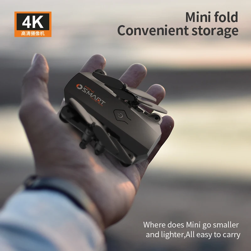 Teeggi L23 мини Дрон 2 4G WiFi с 4K HD камерой Профессиональный RC складной Квадрокоптер FPV