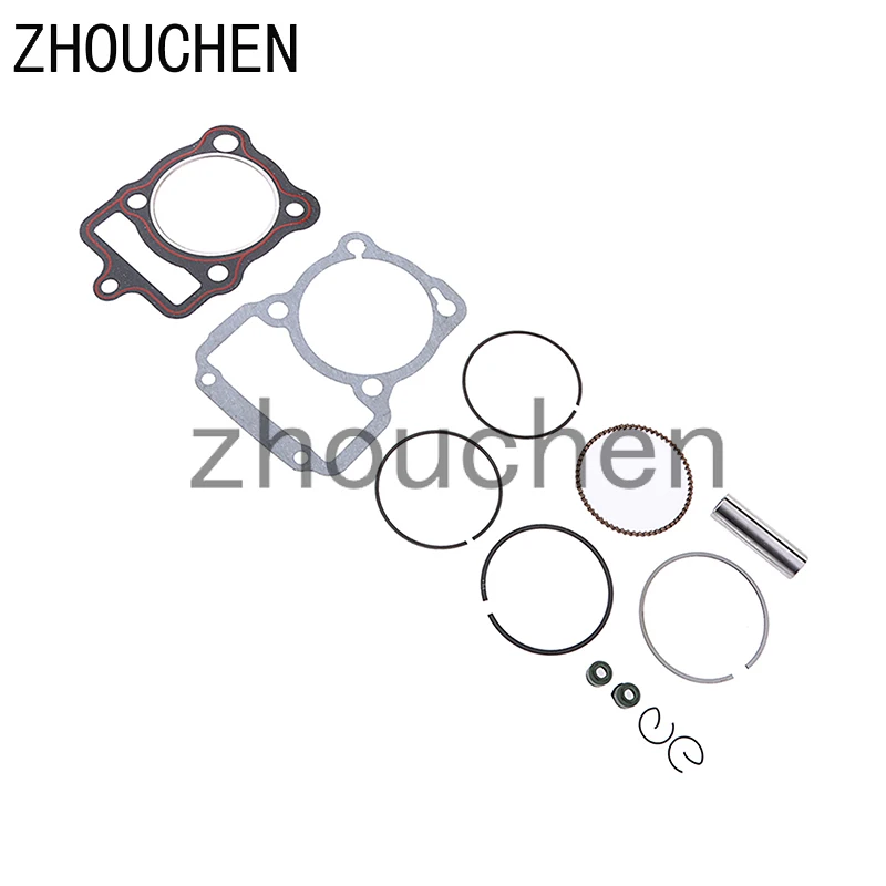 

62mm Big Bore Cylinder Piston Rings Pin Gaskets Kit For Honda CG150