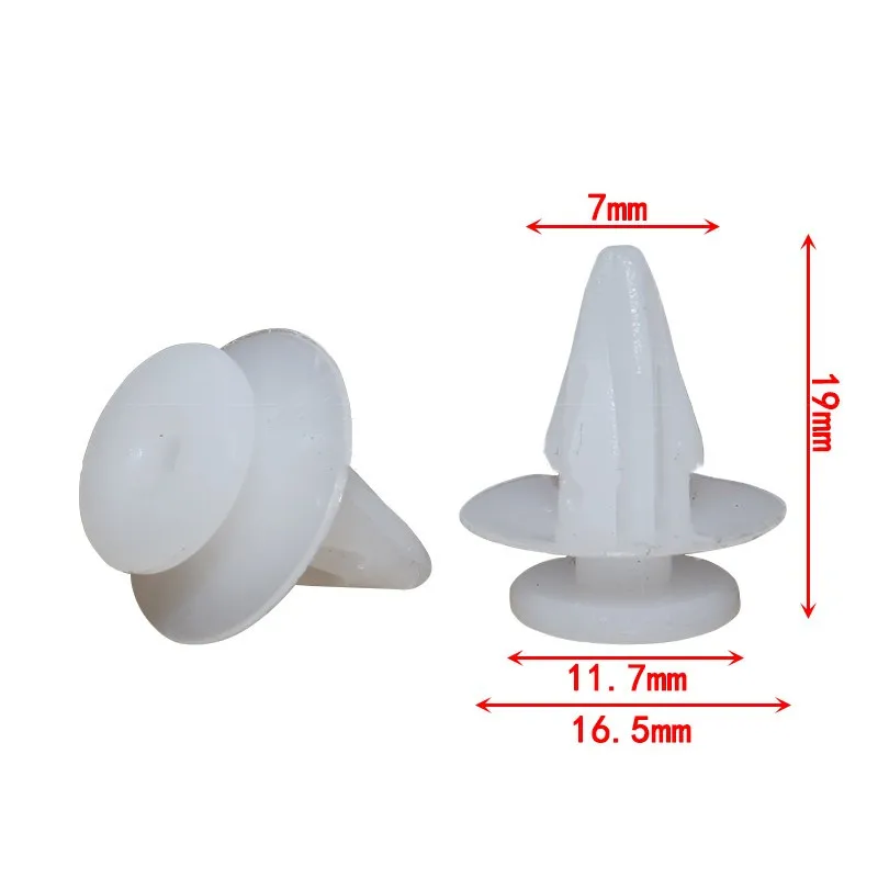 

20 шт Автомобильные боковые юбки колеса арочные пластиковые крепежные зажимы для Mitsubishi Lancer Outlander Pajero ASX leopшен Zinger V31 V32 V33