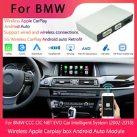 car ai box wireless apple carplay android auto for bmw 1234567series z4 ccc cic nbt evo car intelligent system