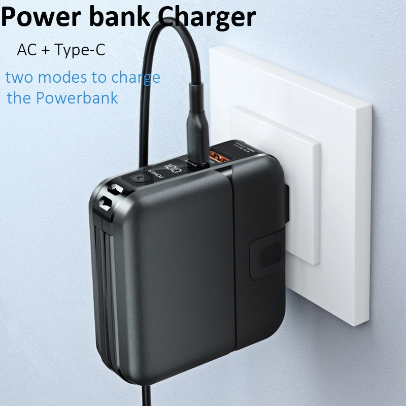 

15000mah Power Bank Quick Charge Powerbank Type C USB PD QC 3.0 Fast Charger Portable Wall Charger Poverbank For Mobile Phone