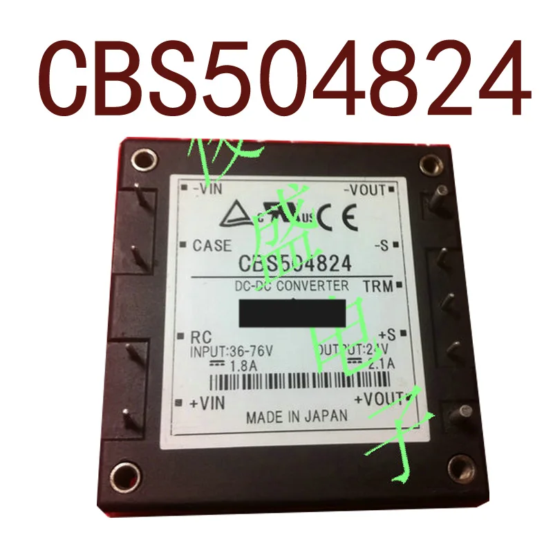 

Original-- CBS504824 input48V-output24Vwatt50W 2.1A DC/DC 1 year warranty ｛Warehouse spot photos｝