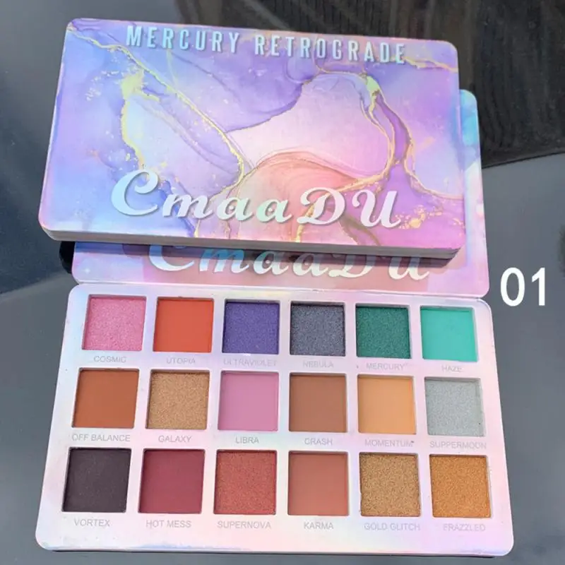 

15/18 Colors Eyeshadow Palette Glitter Shimmer Eye Shadow Powder Matte Eyeshadow Palette Women Beauty Cosmetic Makeup TSLM1