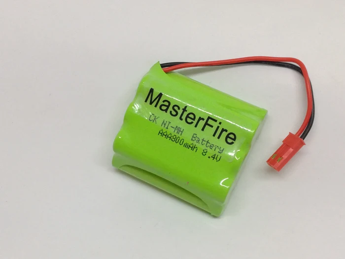 Аккумуляторная батарея MasterFire 8 4 В AAA 800 мАч Ni MH с красной вилкой|battery pack|battery