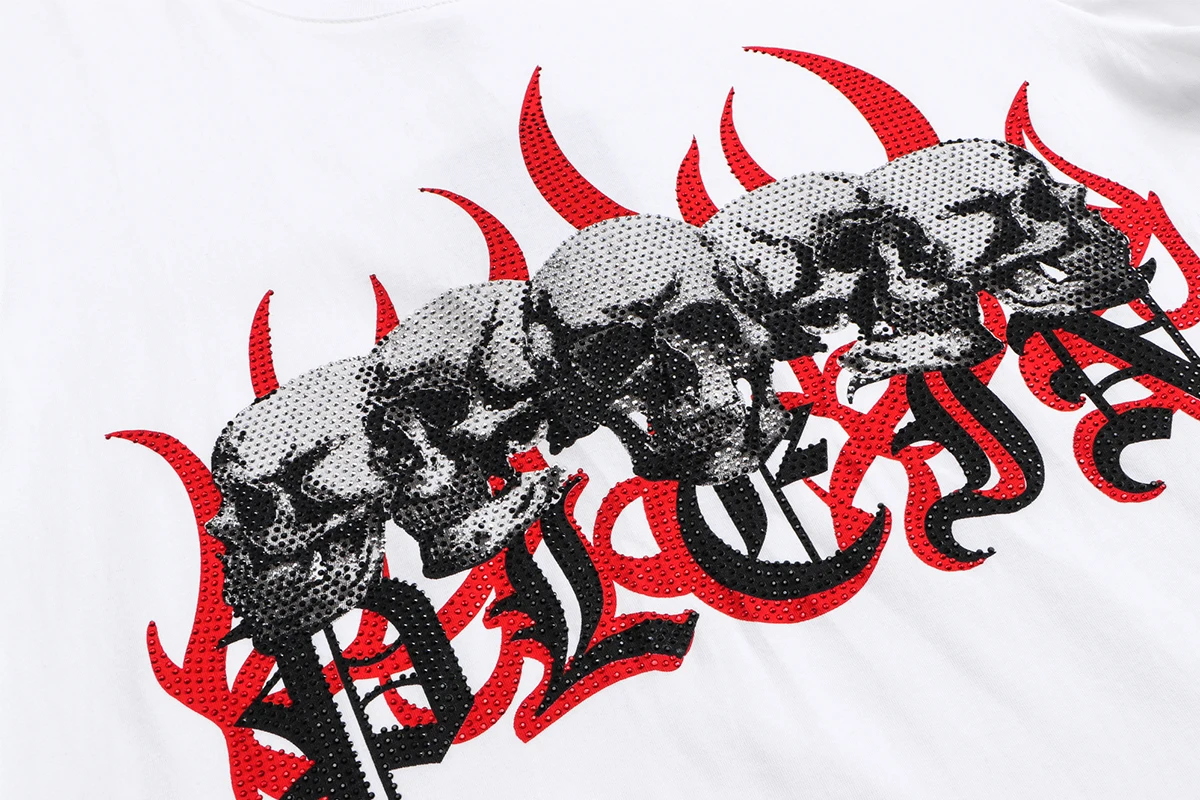 

2021 New PP SKULL Men Round Neck Short Sleeve Fashion Tops Plein T-Shirt