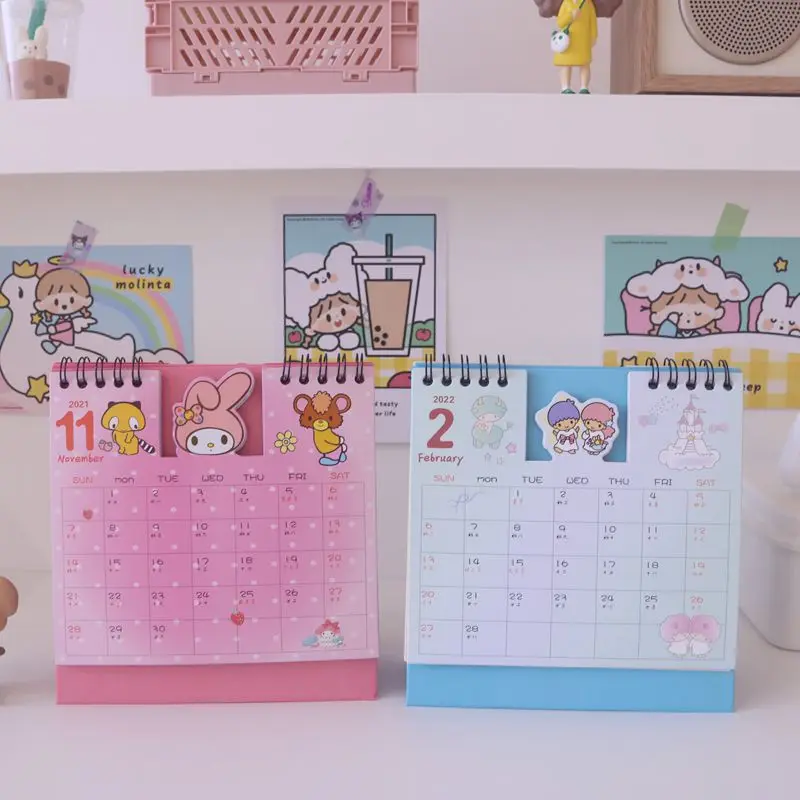 Настольный календарь с мультяшным единорогом 2022 | Канцтовары для офиса и дома