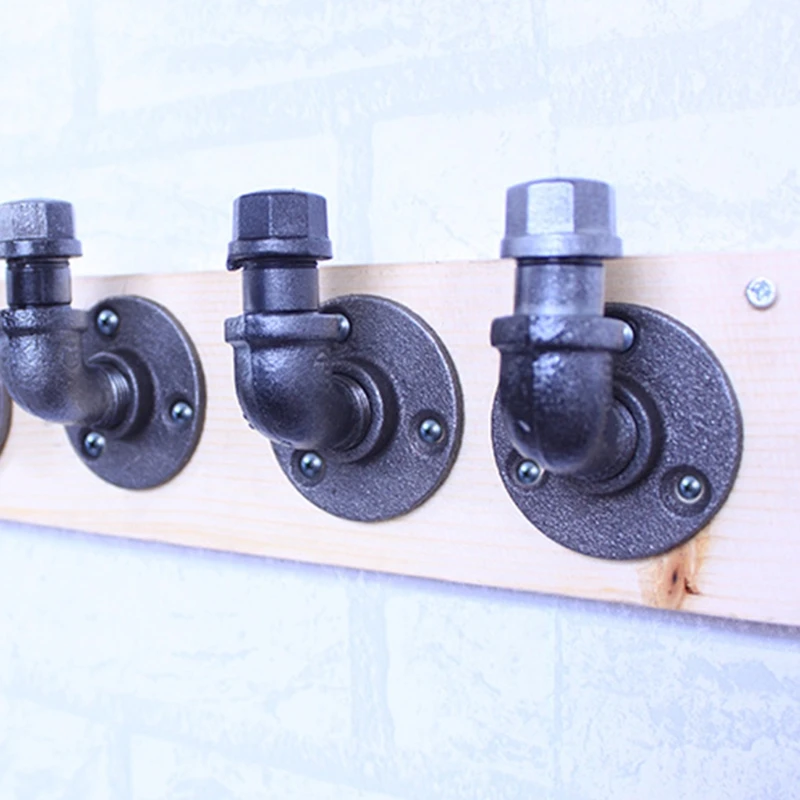 

Industrial-style Heavy Duty Hooks Home Vintage Coat Hanger Modern Wall Single Hooks for Hanging Hat, Towel, Bag, Rope N1HF