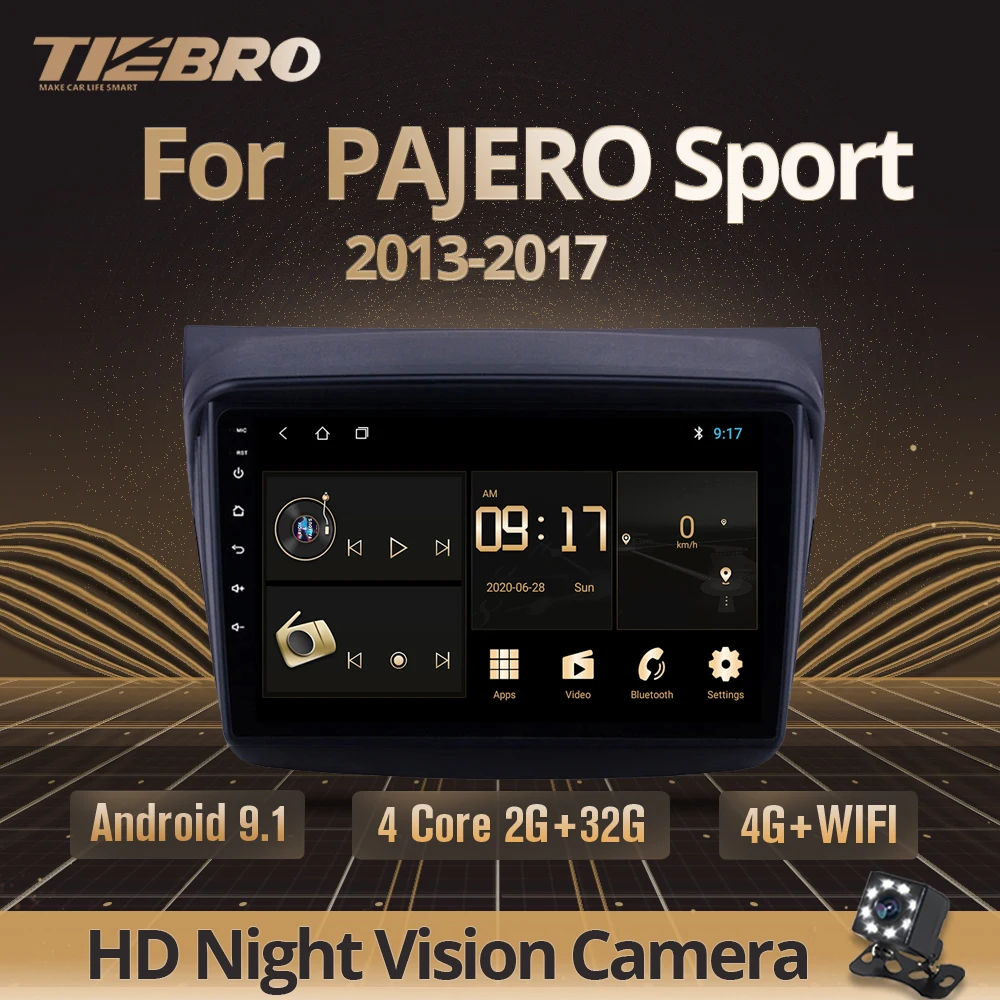 Автомобильный мультимедийный плеер TIEBRO 2din Android 9 0 автомобильное радио GPS для