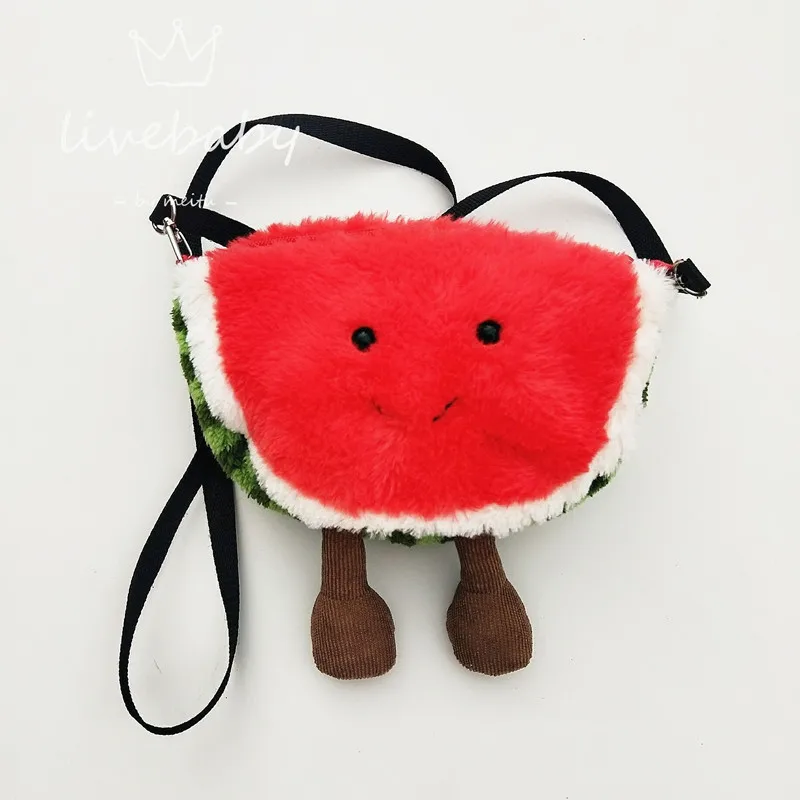 Милый плюшевый фруктовый рюкзак серии Kawaii авокадо мягкая игрушка кукла детская