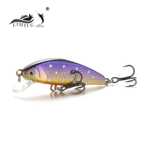 Рыболовная приманка LTHTUG, для ловли окуня, щуки, лосося, форели, 44 мм, 4 г, тонущий ручей, искусственная приманка гольян