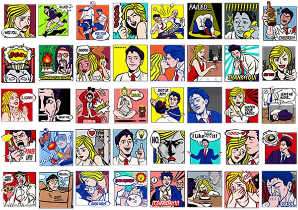 20 штук в ретро-ностальгии для Стикеры s ремесла и Скрапбукинг книга Студенческая