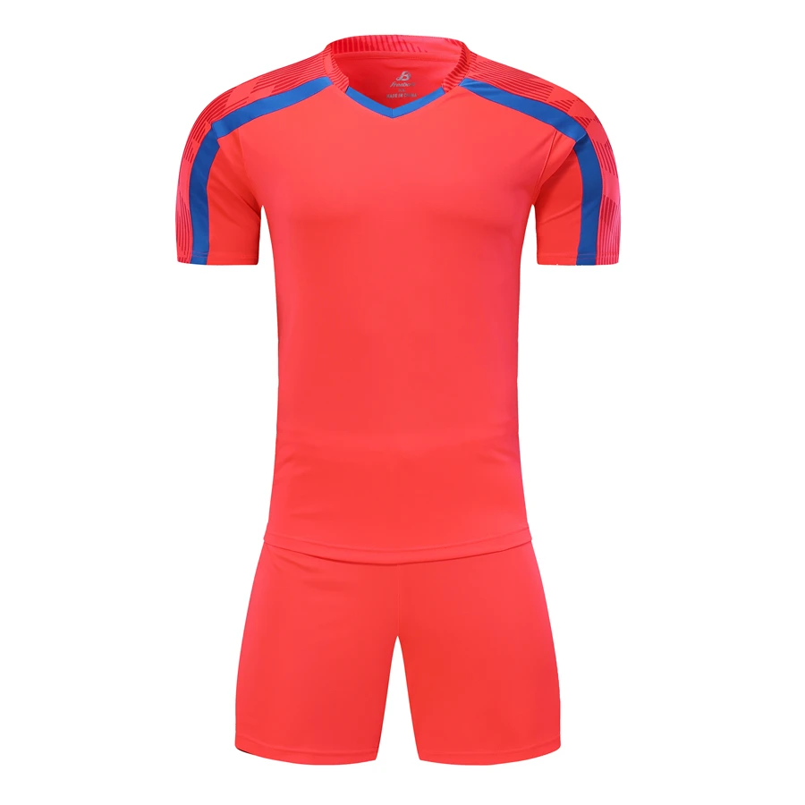 2019 Детская Футбольная Униформа мужские футболки комплект тренировочный костюм