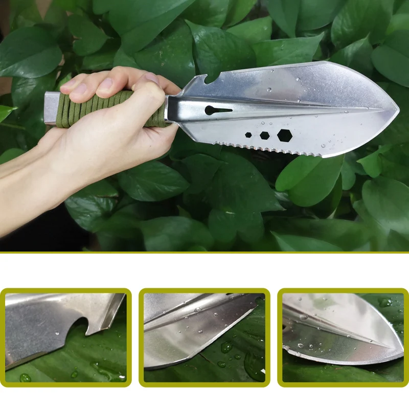 

Многофункциональная садовая лопата с пилой и шестигранным ключом, портативный инструмент для копания, лопата для двора, лопата для лужайки,...