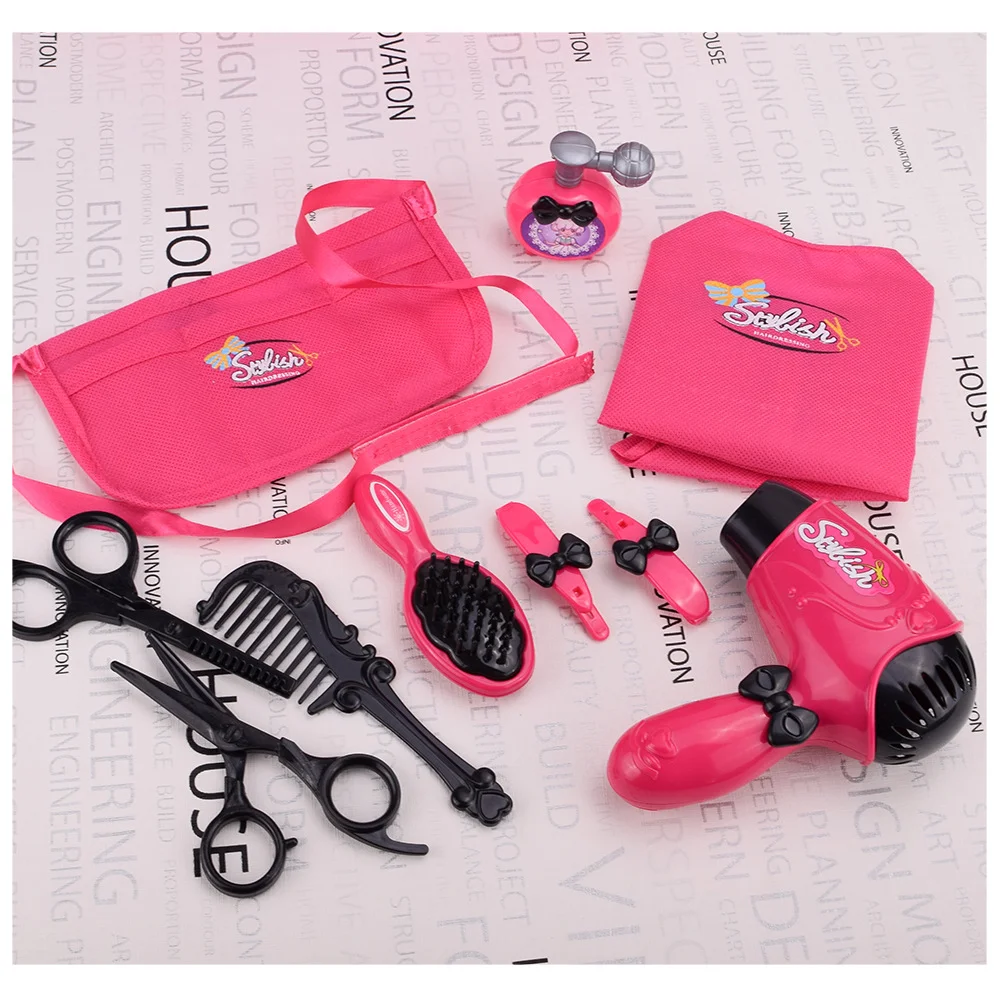 Детский набор игрушек для парикмахерской сумка хранения игрушка девочек ролевых