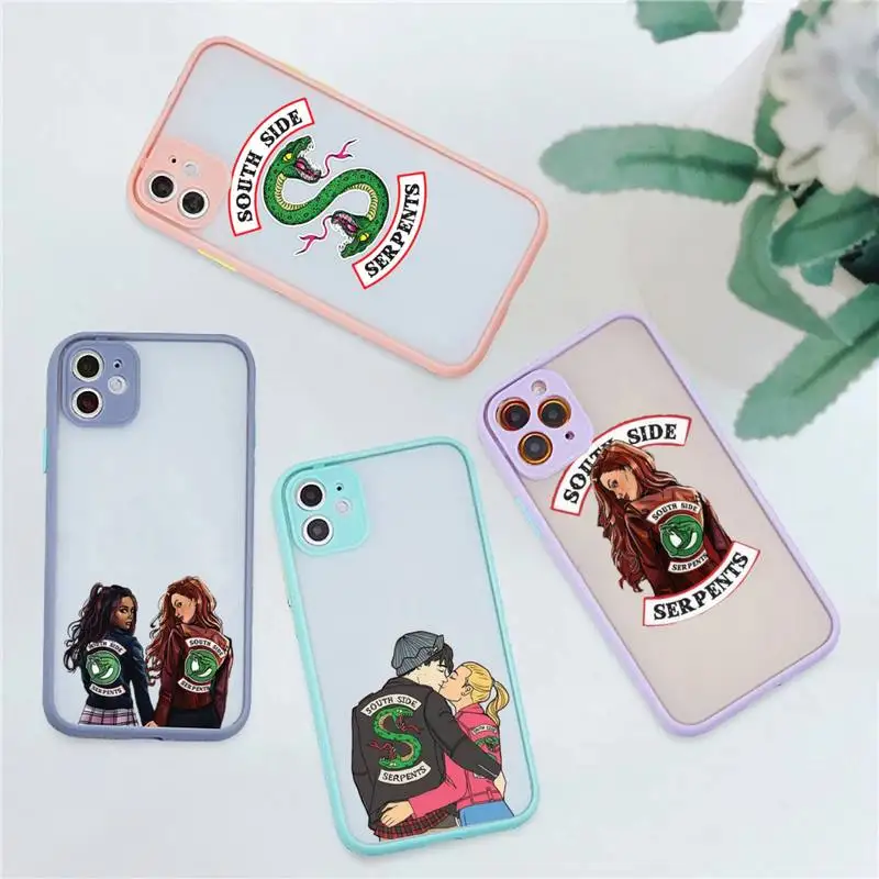 

American TV Riverdale Phone Case Matte Bumper For iphone 12 11 mini Pro Max X XS XR 7 8 Plus Cover