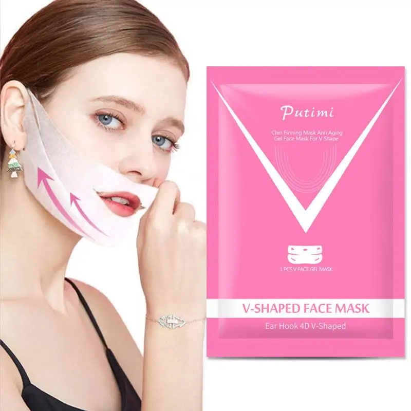 1 шт. маска для лифтинга лица v образная похудения средство удаления морщин и