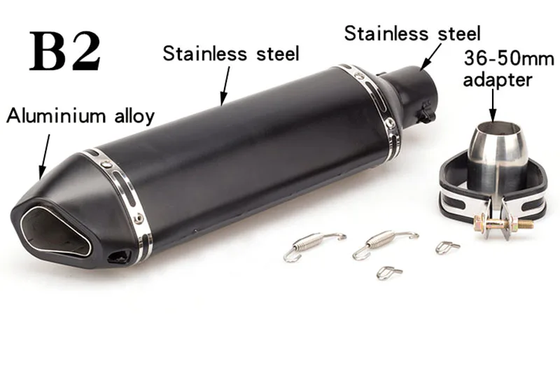 51 мм Впускной Универсальный выхлопной глушитель мотоцикла модифицированный для