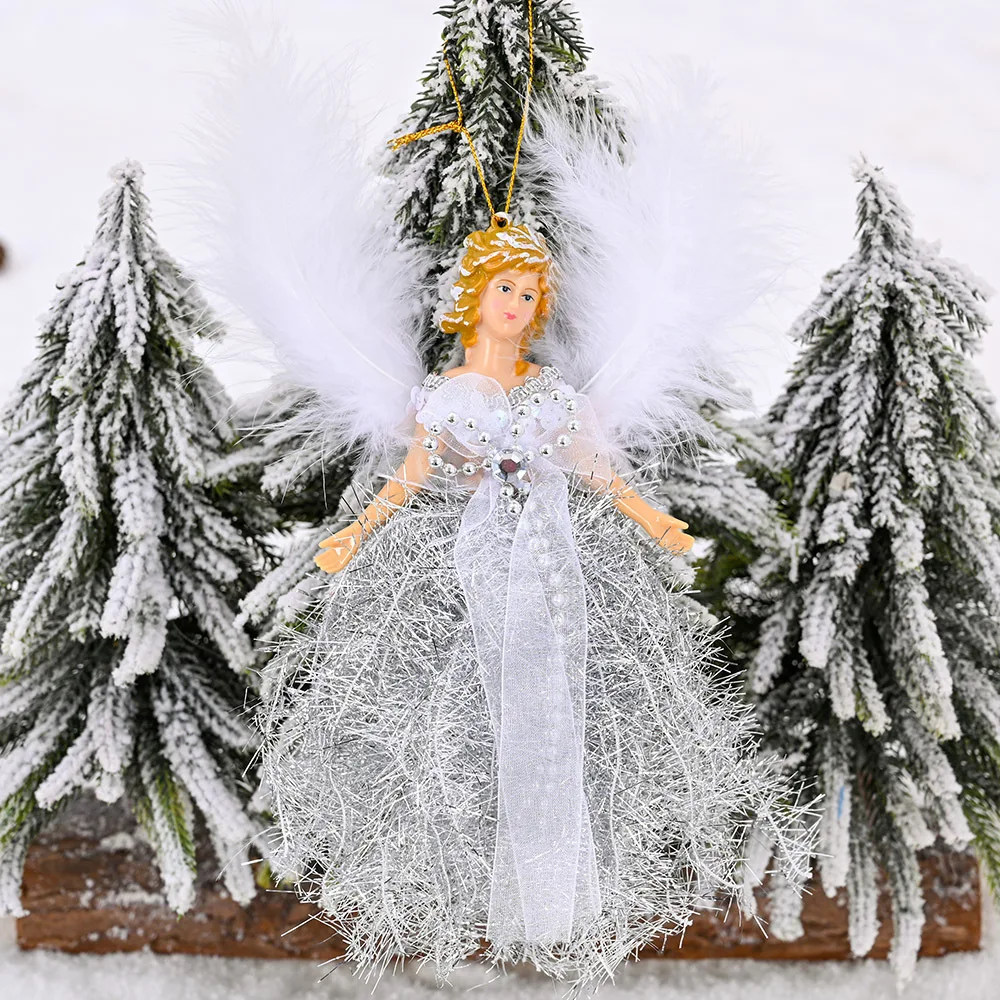 Cute Angel Doll Christmas Tree Ornaments New Year Gift Toys Decorations for Home Merry Xmas Hanging Decor navidad 2020 | Дом и сад