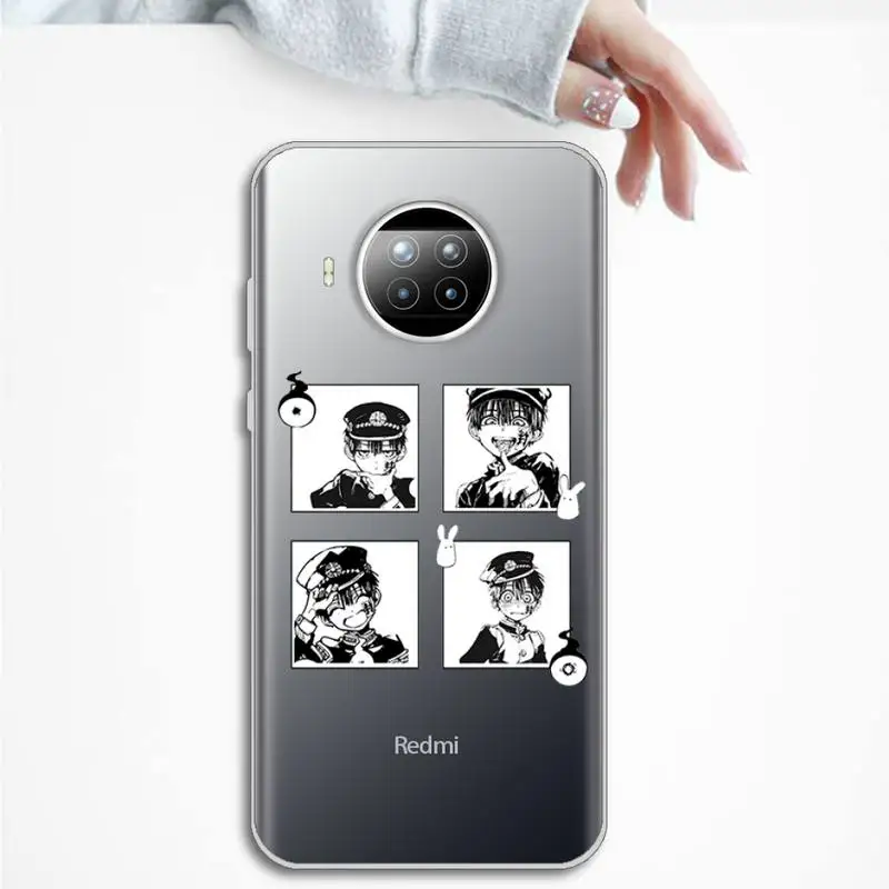 

Jamular Toilet Bound Hanako Kun Phone Case Transparent for Xiaomi Redmi note 10 t 8 9 pro lite 11