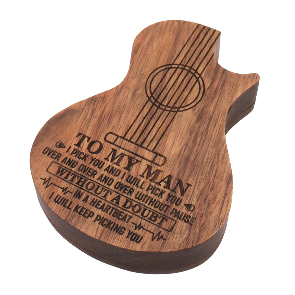 3 шт. деревянная гитара палочки акустическая бас-гитара медиатор Plectrum музыкальный инструмент гитара Запчасти и аксессуары с коробкой