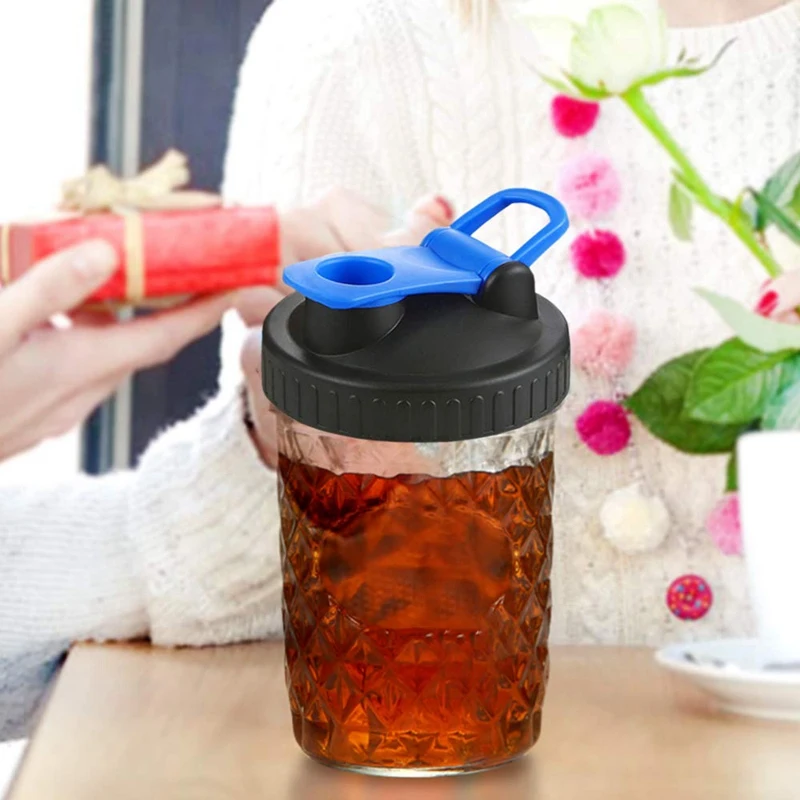 4 шт. в упаковке 86 мм широкая горлышко масонская банка откидная крышка для мяча и