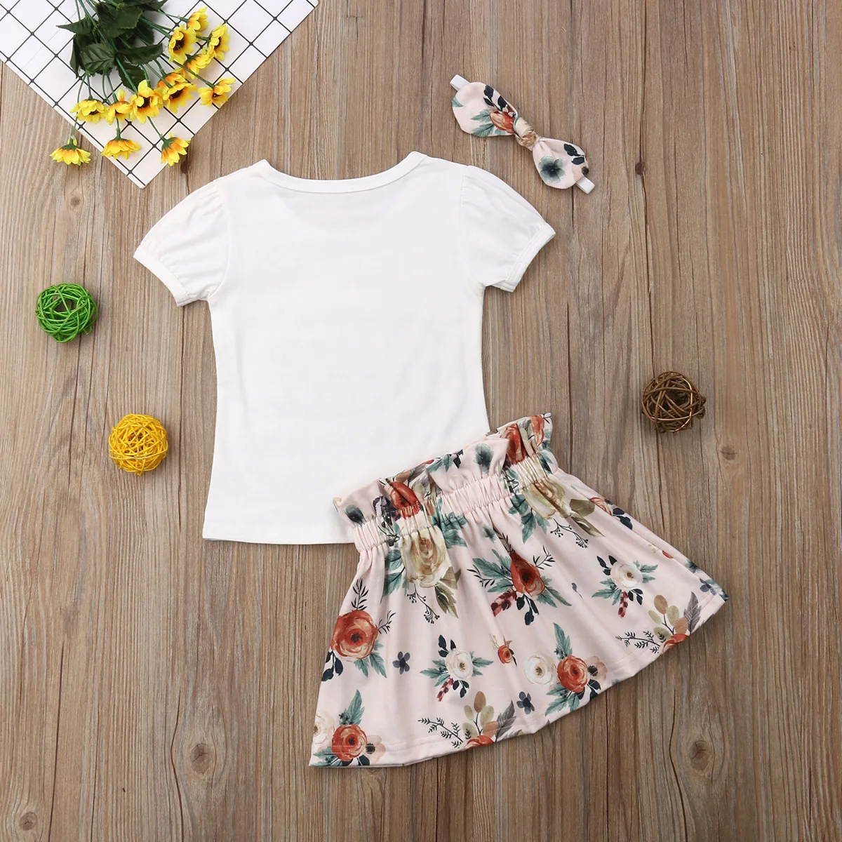 Big/Little Sister Match Set Baby Girl Tops Romper Pants Skirts Outfit Clothes UK | Детская одежда и обувь