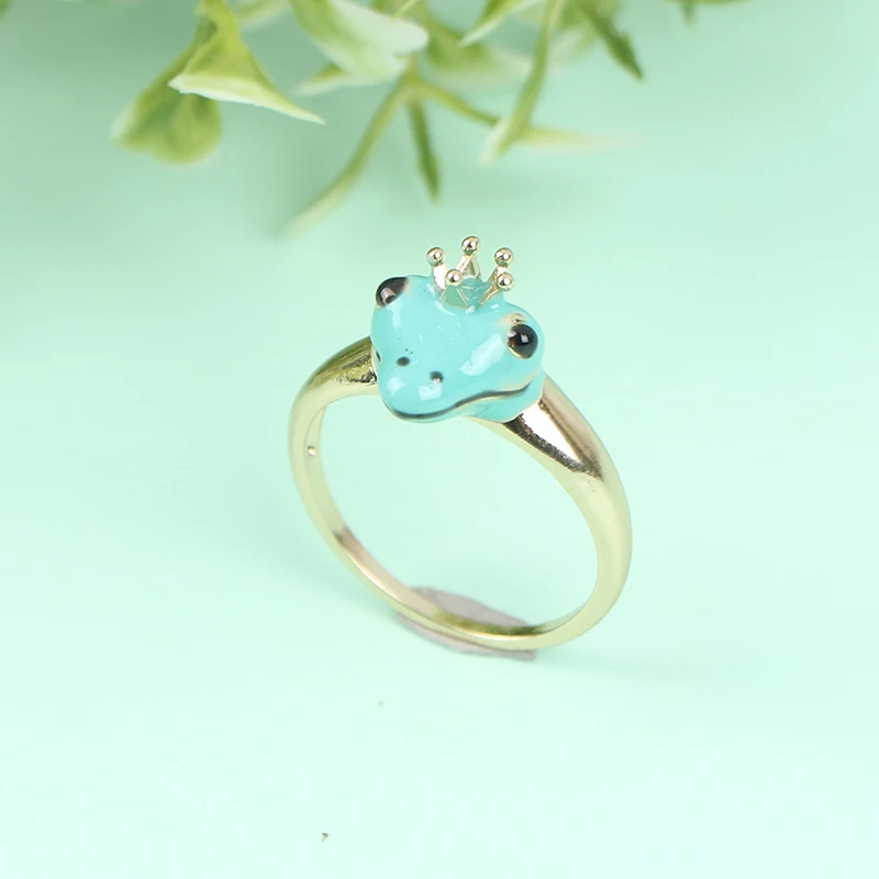 Женское кольцо в виде лягушки высококачественные кольца форме животного с