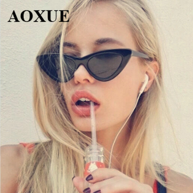 AOXUE популярные модные милые сексуальные женские солнцезащитные очки кошачий