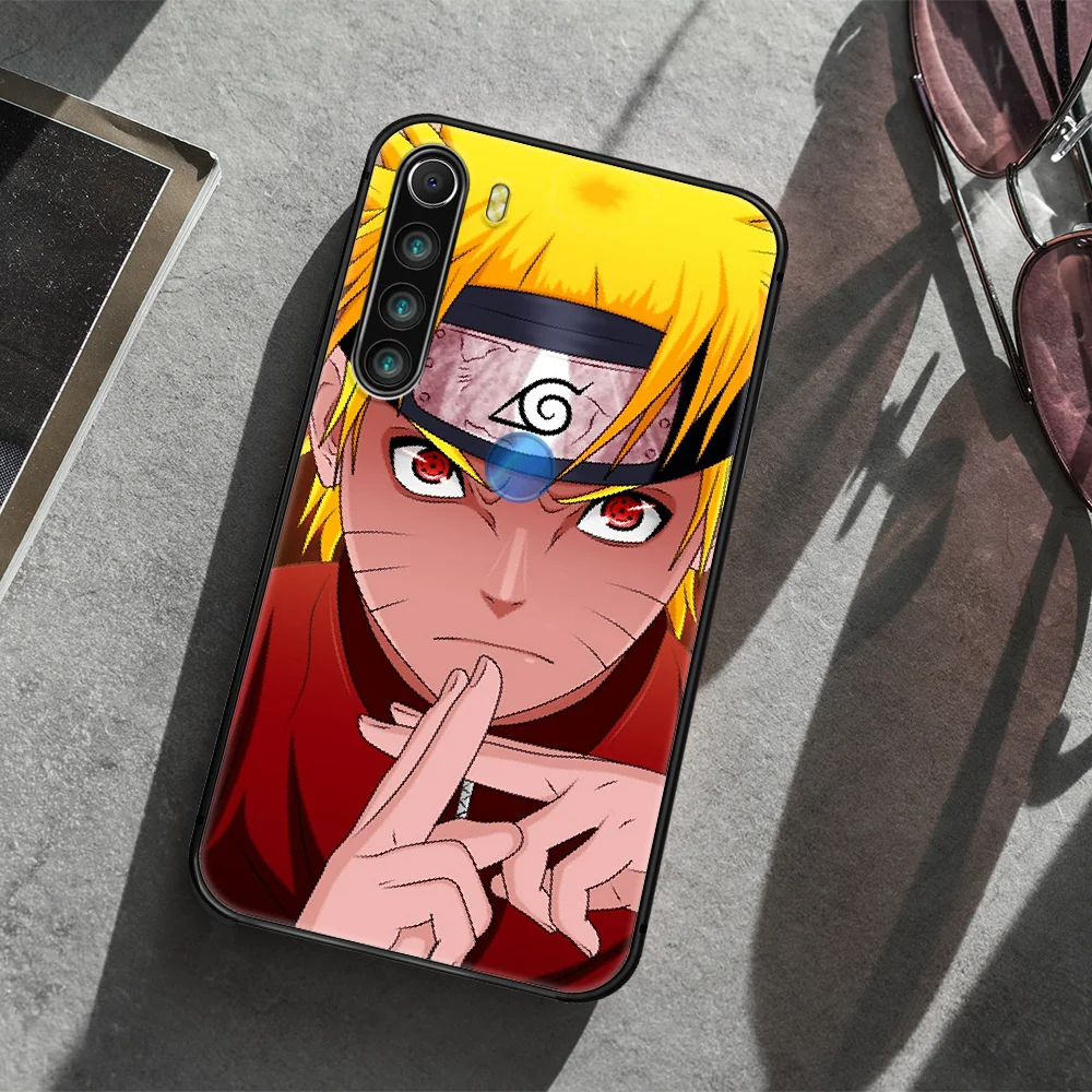 

N-Naruto Phone Case Cover Hull For XIAOMI Redmi 7 7a 8 8a 9 10X NOTE 6 7 7s 8 8t 9 9s Pro Max black Hoesjes Fashion Shell Trend