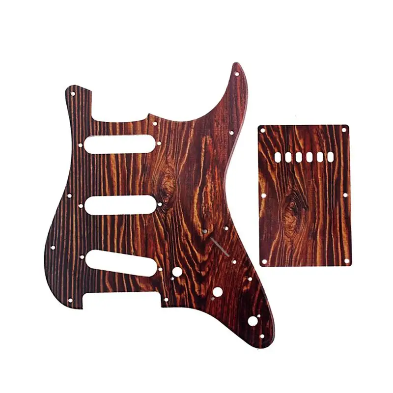 Комплект гитарных накладок предварительно загруженные ПВХ SSS Tiger Stripe Pickguard