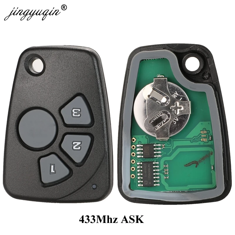 Jingyuqin 10 шт. 4 кнопки дистанционного ключа автомобиля для Chevrolet Cruze Spark оникс Silverado Volt