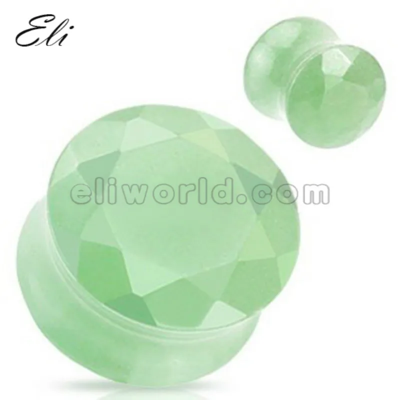 Каменные затычки для ушей Eli 1 шт. женские и мужские серьги-калибры Эспандер