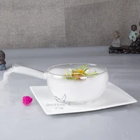 salad hotel bar dry ice bowl glass molecular gourmet cuisine artistic dishes kitchen appliances