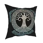 Nordic Yggdrasil Древо жизни Подушка Чехол Мягкий чехол для подушки из полиэстера подарок Viking Подушка Чехол Обложка Гостиная 40X40cm