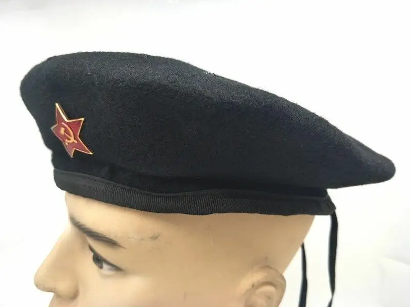 Tomwang201. Военная советская шапка Армейский Берет границы шерстяной берет СССР |