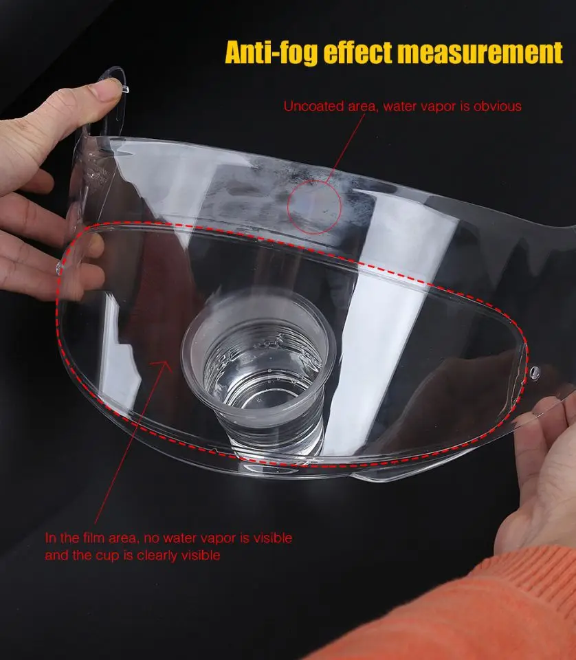 Прозрачный Pinlock Анти туман патч мотоцикл полное лицо шлем универсальный для K3 K4 AX8