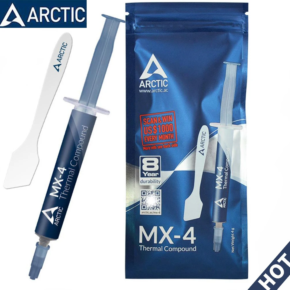 ДЛЯ ARCTIC 2020 2019 MX 4 4g 2g 8g 20g Процессор кулер вентилятор охлаждения Термальность