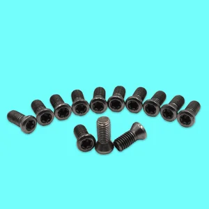 Вставки карбидные для токарного станка с ЧПУ, M2, 5, M3, M3.5, M4, M5, M6 вставной винт Torx, 20 шт., 12,9