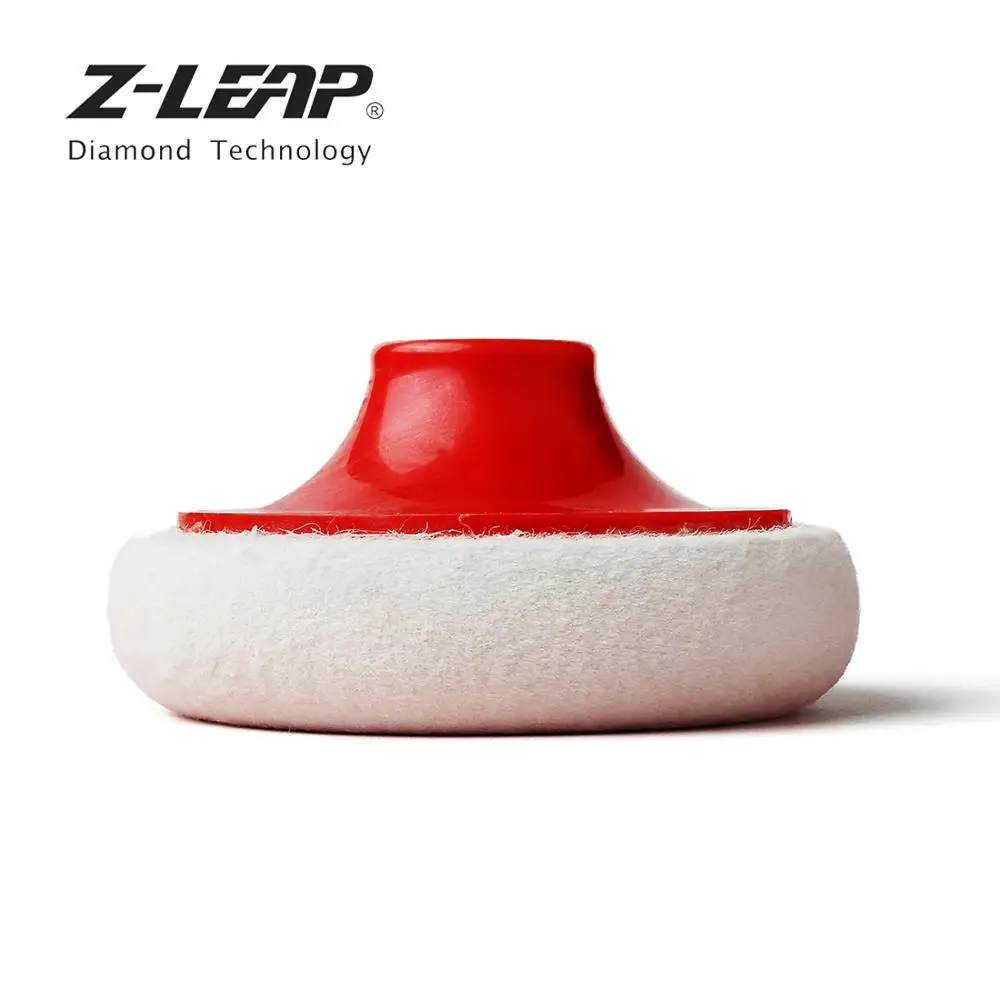 Z-LEAP 1 ШТ. 4-дюймовые Шерстяные Войлочные Полировочные Колодки Автомобиля Металлический Камень Полировка 100 мм M14 Резьба Для Угловой Шлифовальной Машины Полировщика