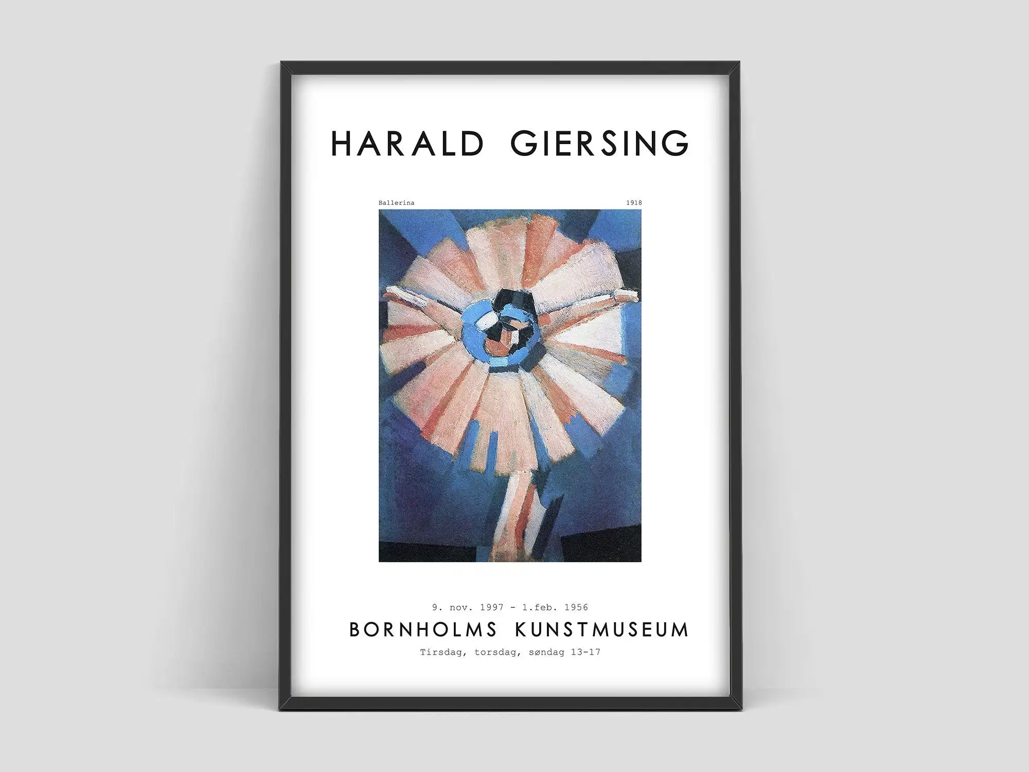Harald Giersing плакат с балериной giersing печать датский художник Датский дизайн в