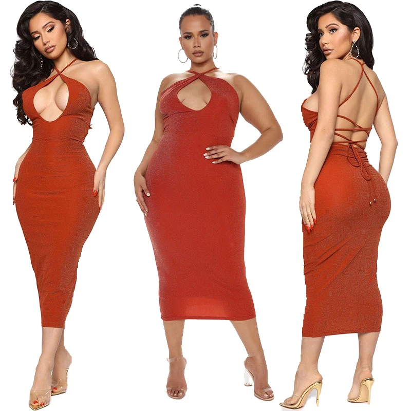 

Платье женское вечернее с высокой талией, с открытой спиной