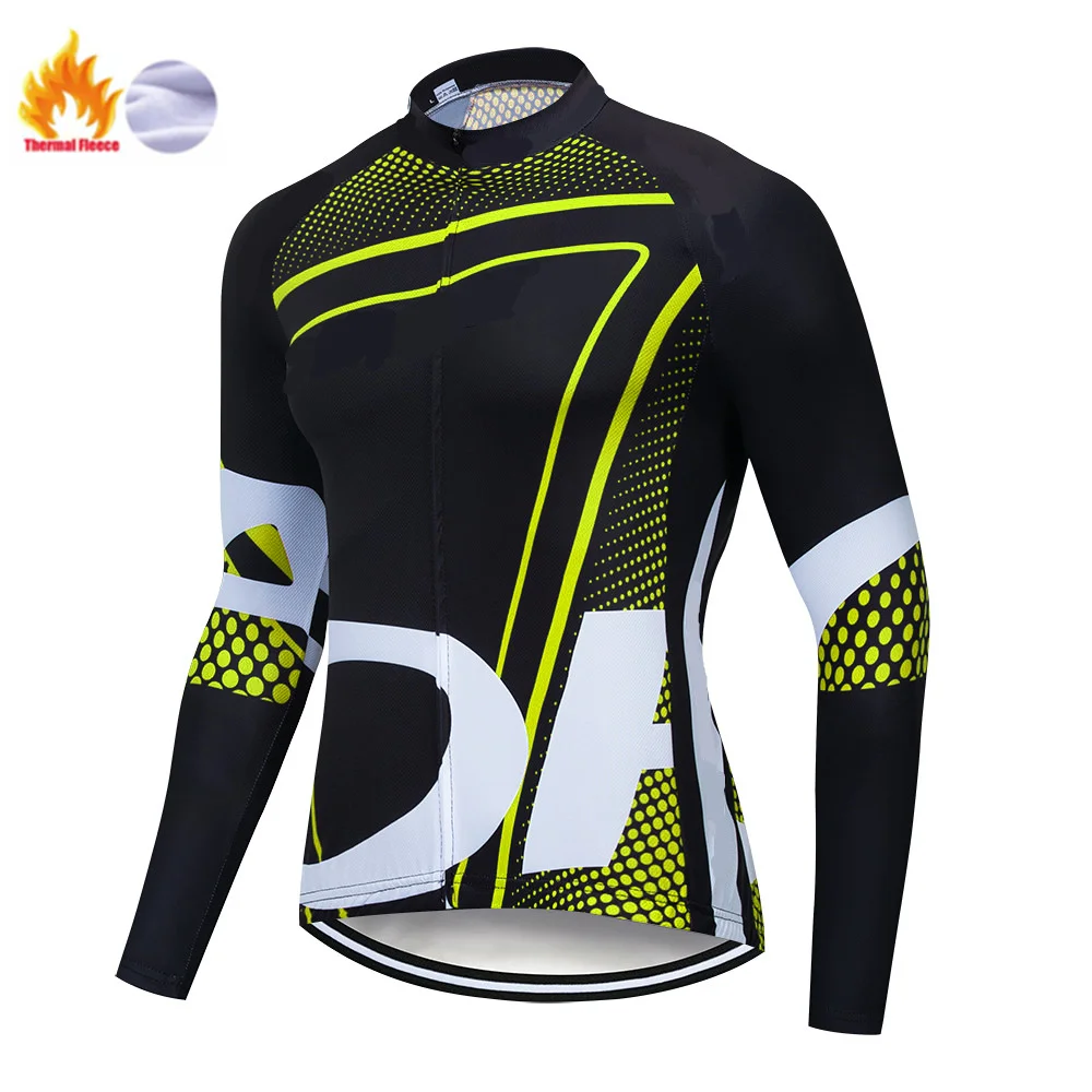Winter jersey Велосипедная одежда для мужчин зима Синий pro велосипедная майка комплект велосипедных брюк мужские Ropa Ciclismo термальная флисовая велосипедная одежда для мужчин - Цвет: Winter jersey